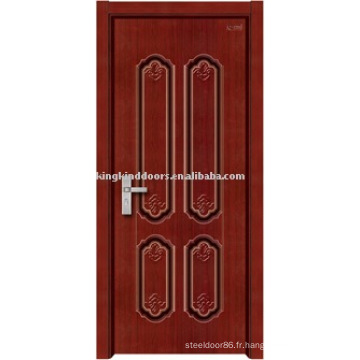 Chine marque haut en acier porte en bois (JKD-1073) pour une porte intérieure en acier et pièce utilisée